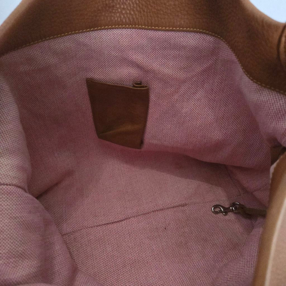 Women's Dooney & Bourke Medium Annalisa Pebbled Leather Lock Sac Hobo Bag - Picture 7 of 12